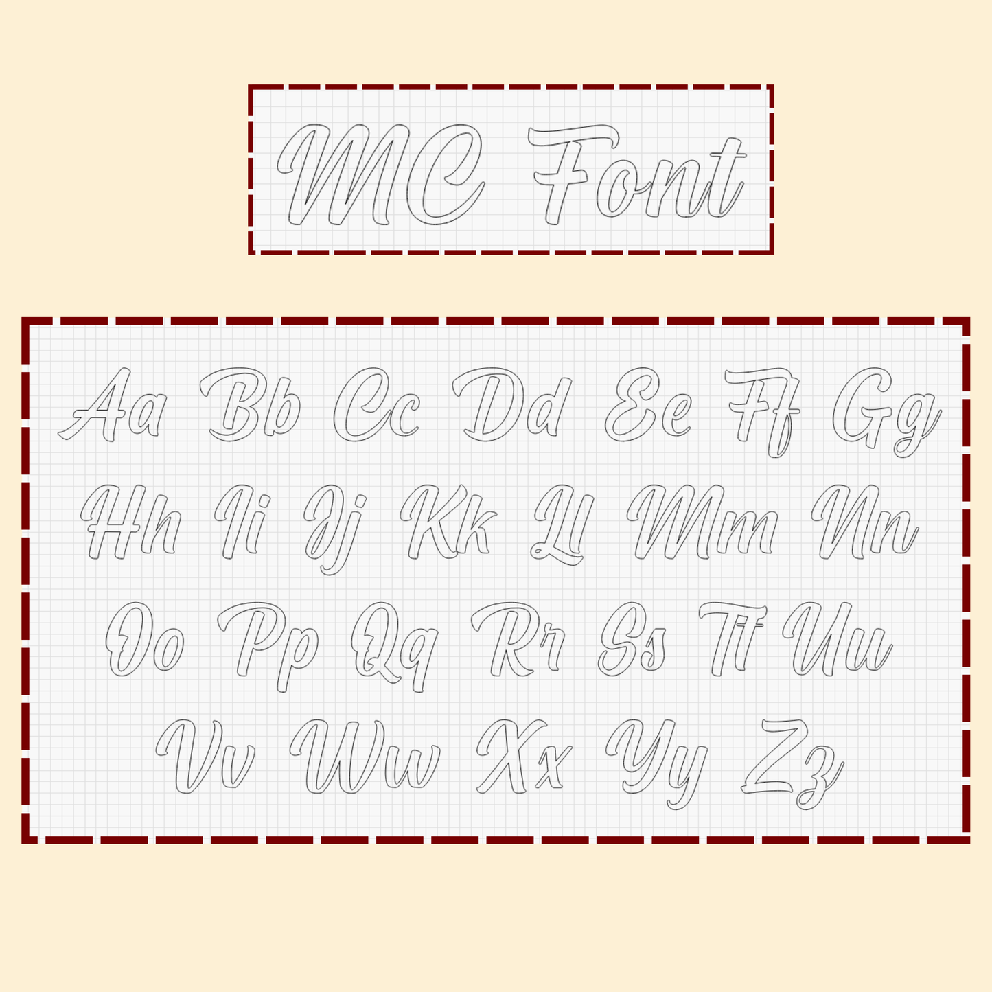 Three Layer Acrylic Name Sign